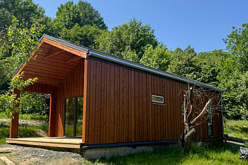 Dom 44 m² mieszkalny, modułowy, całoroczny RYTEL V2_A1