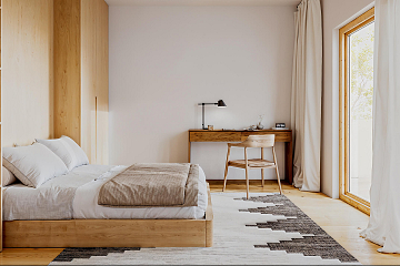 Dom 70 m² mieszkalny, modułowy, całoroczny TUREW V12_A4_Mix