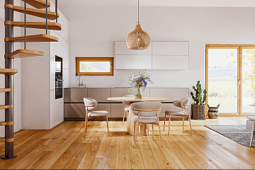 Dom 70 m² mieszkalny, modułowy, całoroczny TUREW V12_A4_Mix