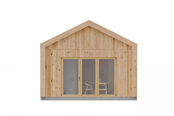 Dom 24 m² mieszkalny, modułowy, całoroczny GORAJ V7_A1