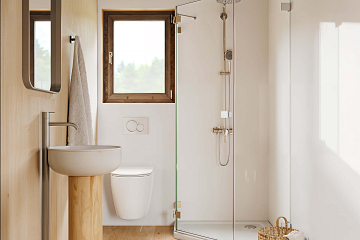 Dom 33 m² mieszkalny, modułowy, całoroczny DANIEC V10_A1