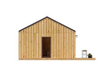 Dom 33 m² mieszkalny, modułowy, całoroczny DANIEC V10_A1