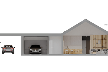 Dom 127 m² mieszkalny, modułowy, całoroczny OSOWIEC V31_A4_Mix