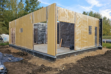 Dom 70 m² mieszkalny, modułowy, całoroczny RUDNA V12_A1