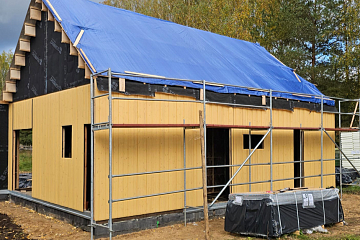 Dom 70 m² mieszkalny, modułowy, całoroczny RUDNA V12_A1