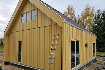 Dom 70 m² mieszkalny, modułowy, całoroczny RUDNA V12_A1