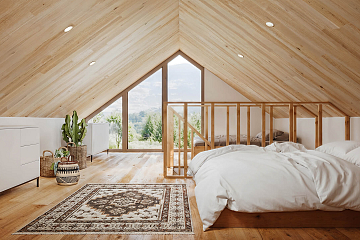 Dom 58 m² mieszkalny, modułowy, całoroczny MILOWIN V11.1_A1_Mix2_ROI