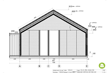 Dom 113 m² mieszkalny, modułowy, całoroczny LUBLIN V25_A1
