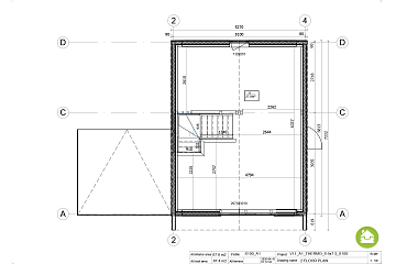 Dom 68 m² mieszkalny, modułowy, całoroczny LUBASZ V11_A1_Mix2