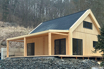 Dom 70 m² mieszkalny - pod klucz, modułowy, RUDNA V12_A1_ROYAL